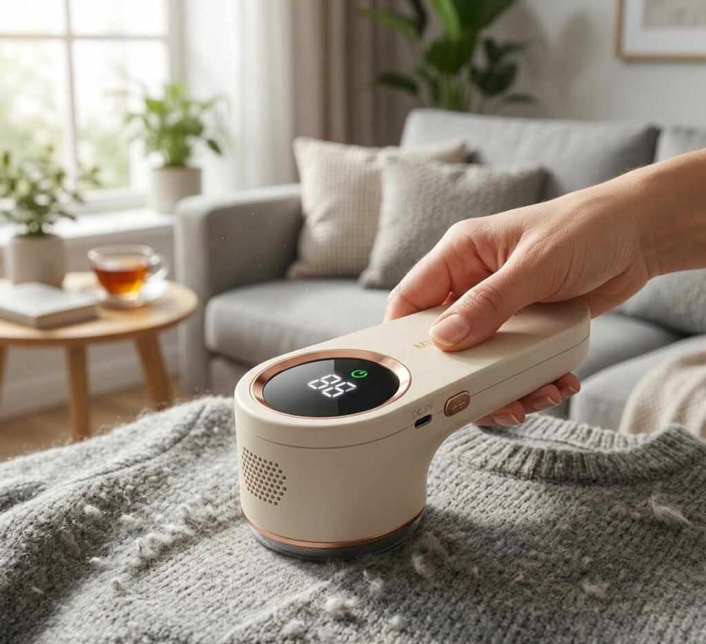 golarka do ubrań, odświeżone ubrania