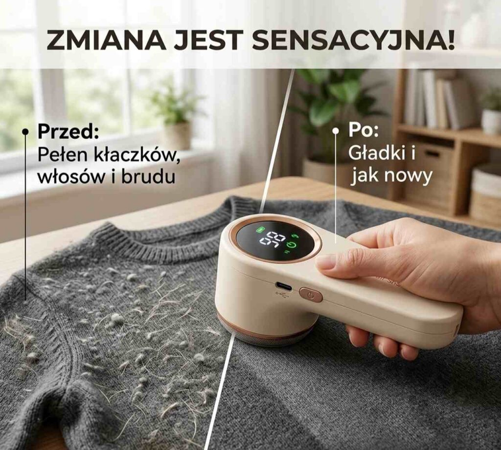 Golarka do ubrań,renowacja ubrań,pozbycie się kłaczków